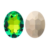 Sphinx Big Oval Shape High Quality Glass Pointed Back Fancy Rhinestones WholesaleRhinestone